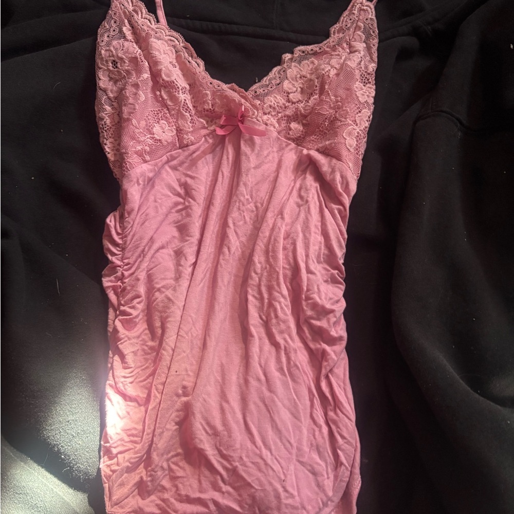 SHEIN Pink Lace Camisole